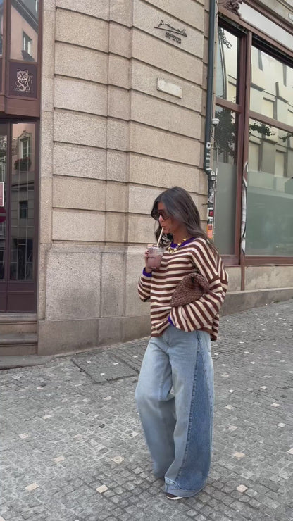 Kid Mohair Striped Sweater | Pre-order (shipping on October 1)