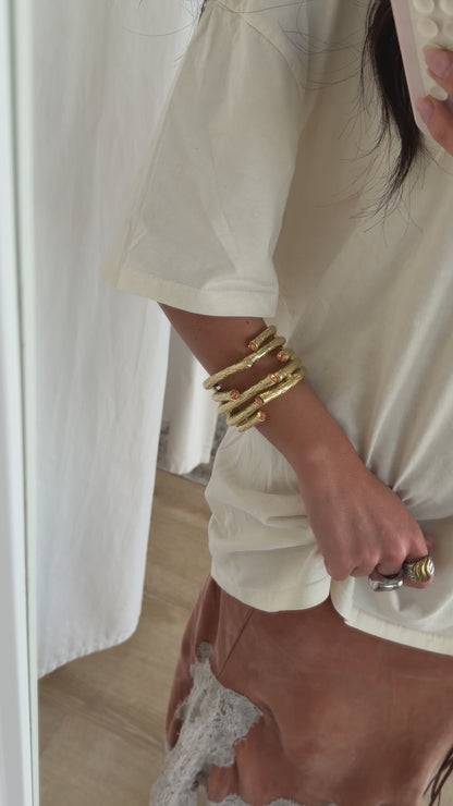 Golden Branch Cuff
