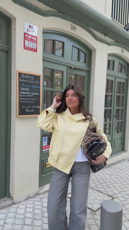 Butter Yellow Statement Jacket