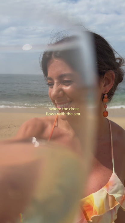Golden Hour Open-Back Dress